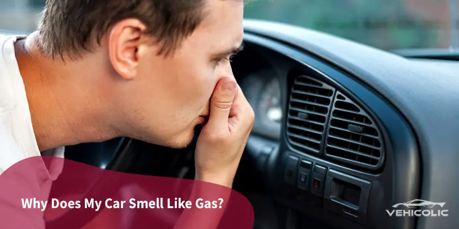 why does my car smell like gas