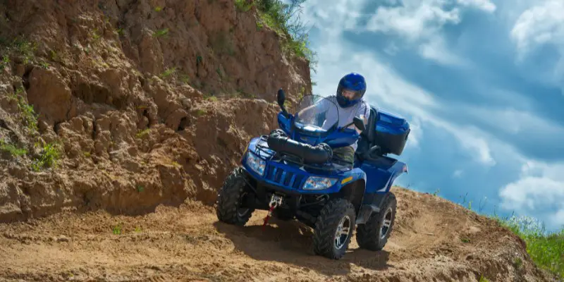 an ATV weigh