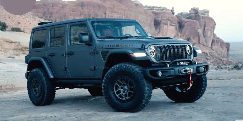 Green Colour Jeep