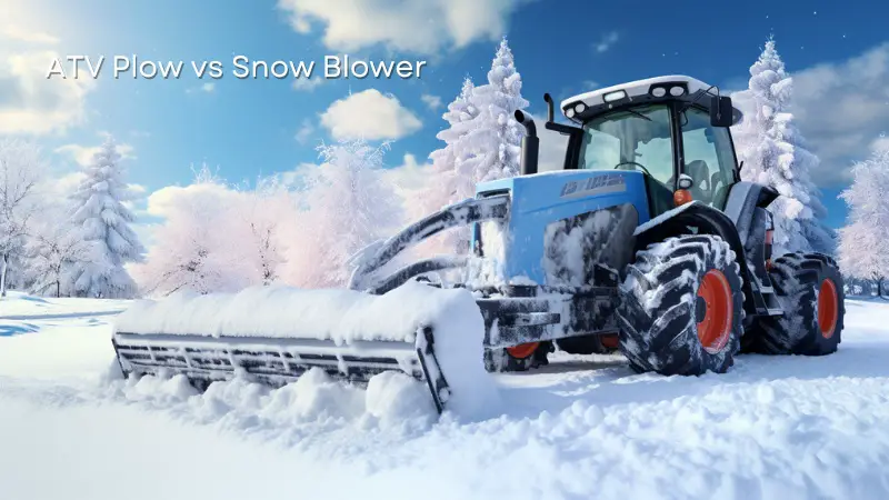 ATV Plow Vs Snow Blower