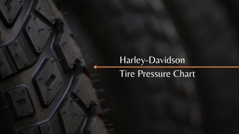 harley davidson tire pressure chart