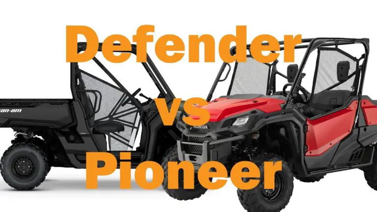 Can am Defender Vs Honda Pioneer: Which is Better