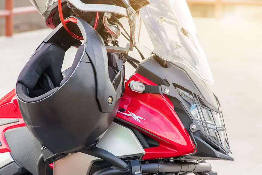 How to Use a Helmet Lock on a Motorcycle